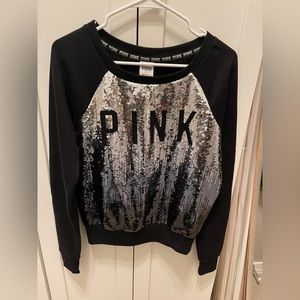 Victorias Secret sequin ombré pullover crewneck sweatshirt